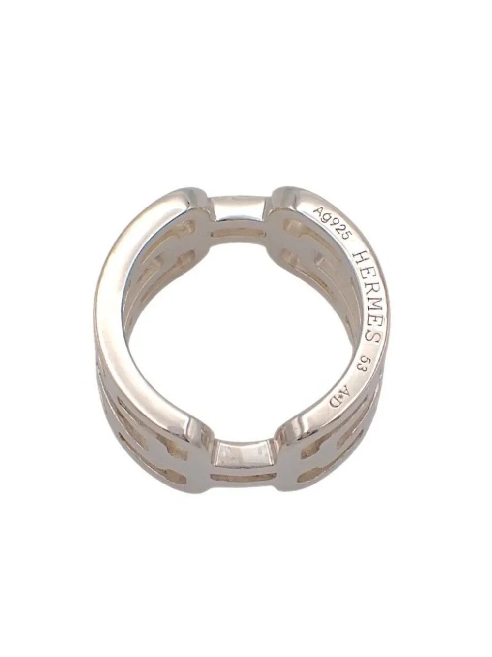 Hermes Alkan PM Ring Included 925 Sterling Silver